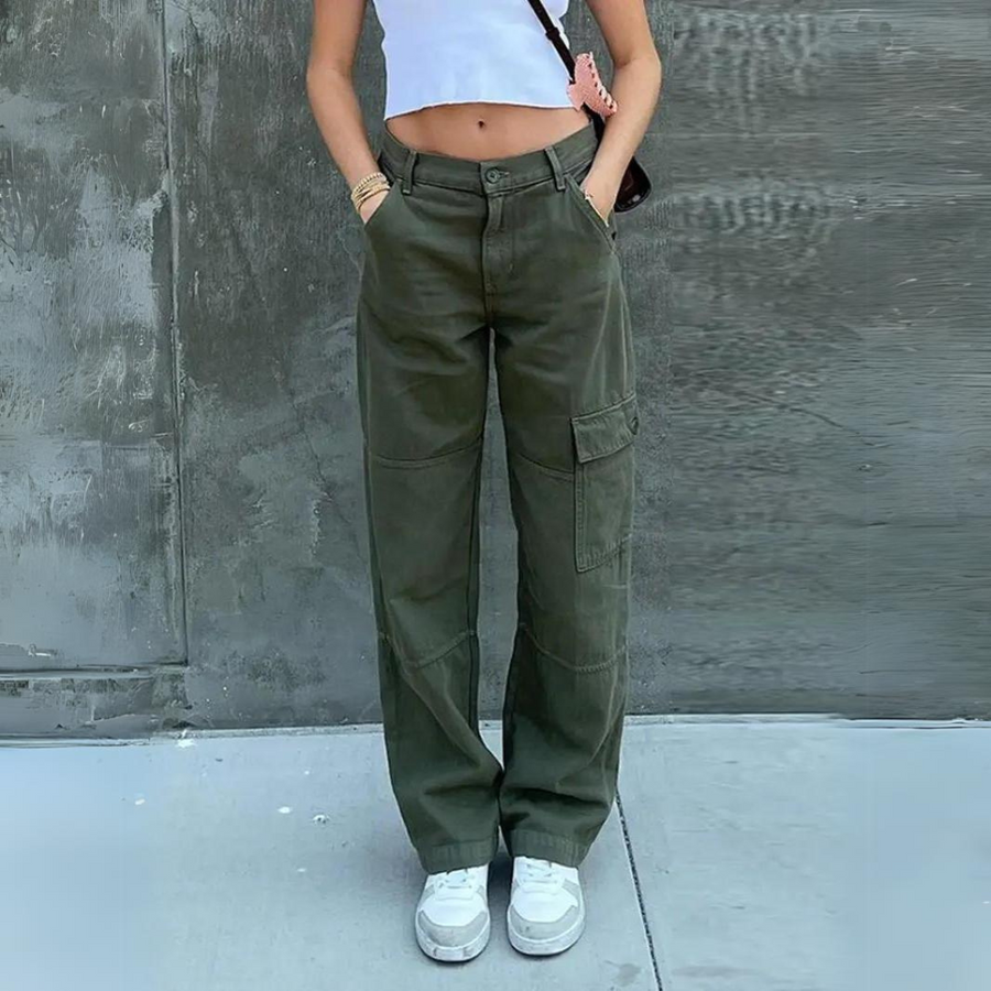 Damen Leinenhose Cargo – Lässig & Modisch für jeden Tag