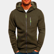 Karl | Lässiger Herren-Hoodie mit Reißverschluss