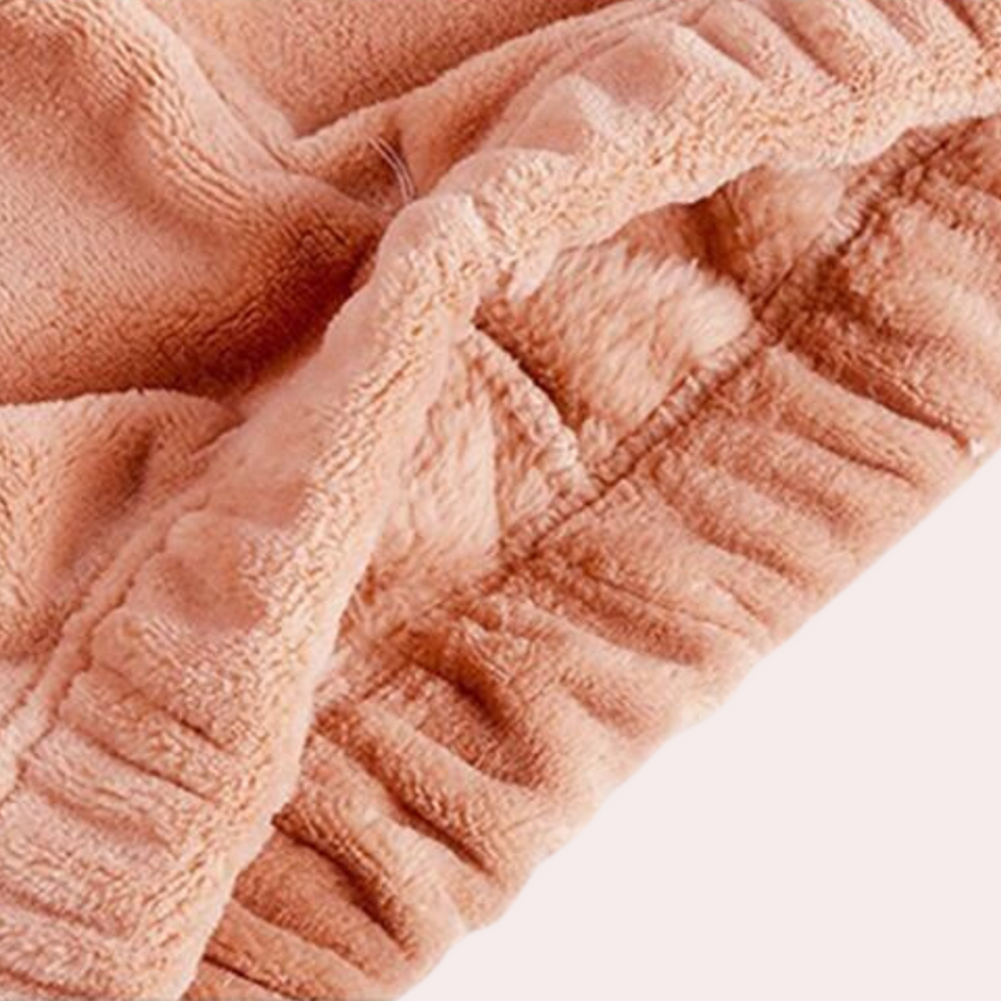 Warmer Fleece Damenpyjama - Elina