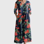 Natalie | Damen Elegantes Fließendes Maxikleid – Fließendes Maxi Kleid 2026