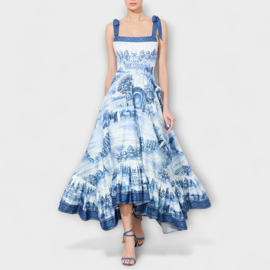Lucia - Zauberhaftes Maxi-Blumenkleid