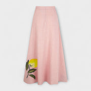 Cosima - Amalfi Pattern Midi Skirt
