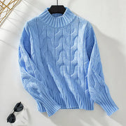 Taisia - moderner gestrickter damenpullover