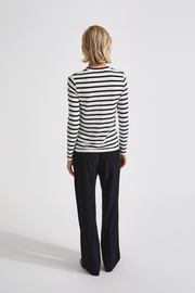 Thea | Klassisch gestreiftes Langarmshirt