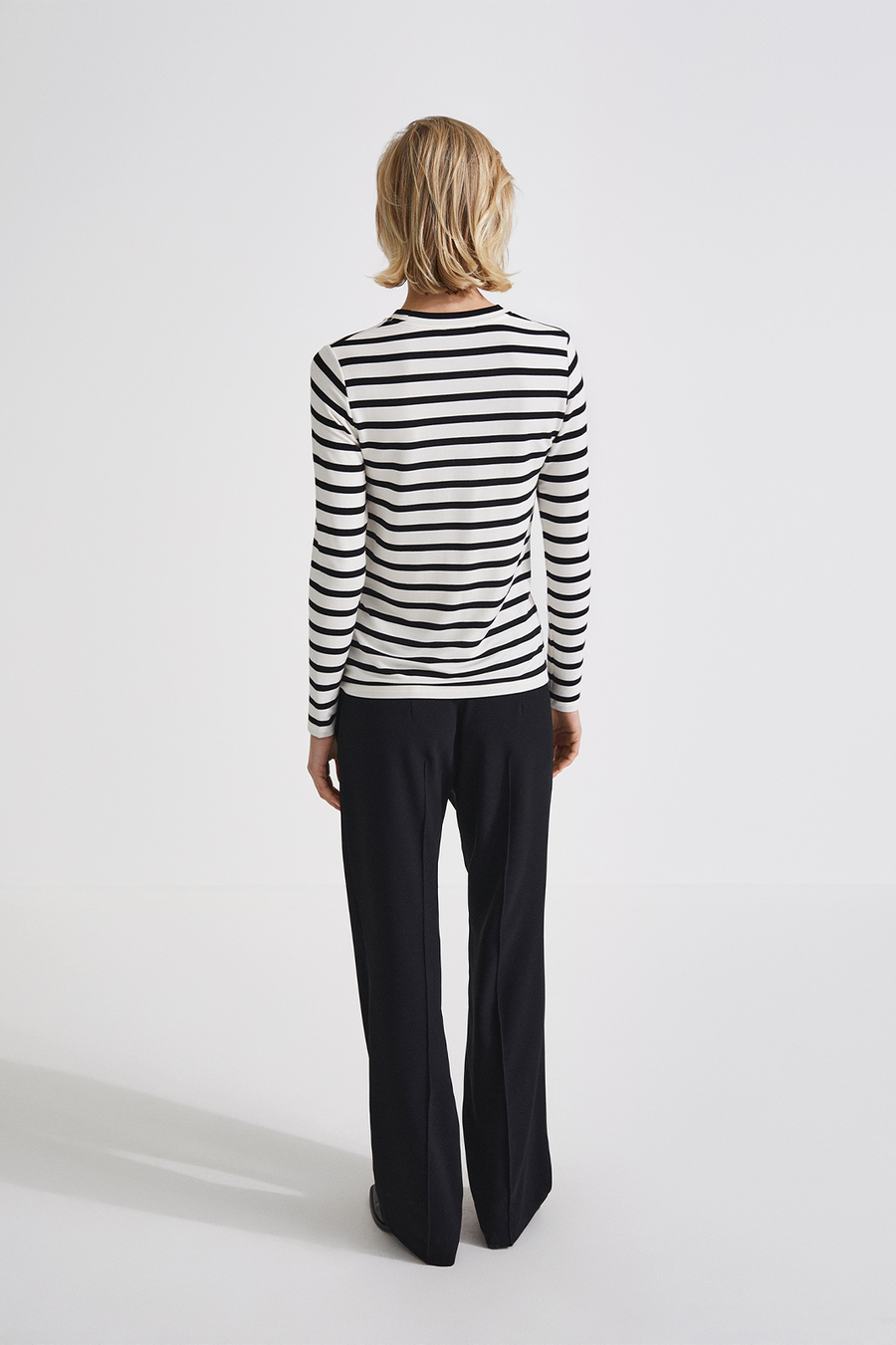 Thea | Klassisch gestreiftes Langarmshirt
