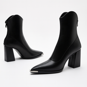 Angela | Damen-Frühjahrs-Stiefeletten mit spitzer Kappe und Absatz