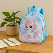 2025 Prinzessinnen-Rucksack für Mädchen – Leichte, faltbare Tasche mit süßem Wolken-Design