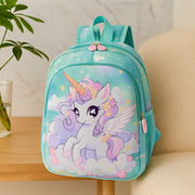2025 Prinzessinnen-Rucksack für Mädchen – Leichte, faltbare Tasche mit süßem Wolken-Design