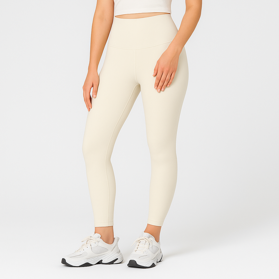Yoga-Leggings mit hohem Bund für Damen – schweißableitende und dehnbare Sportbekleidung