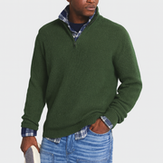 Herrenpullover mit Reißverschluss – Business-Casual-Stil, vielseitig für elegante Anlässe