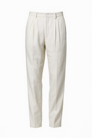 Alvric Klassische Leinenhose | Weiß