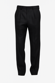 Alvric Klassische Leinenhose | Schwarz