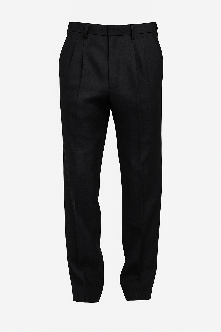 Alvric Klassische Leinenhose | Schwarz