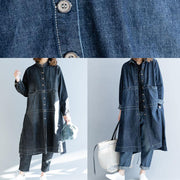Valentina | Fließender Denim-Mantel im modernen Look