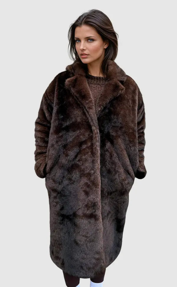 Clara | Elegante Kunstfell-Jacke für Damen Winter