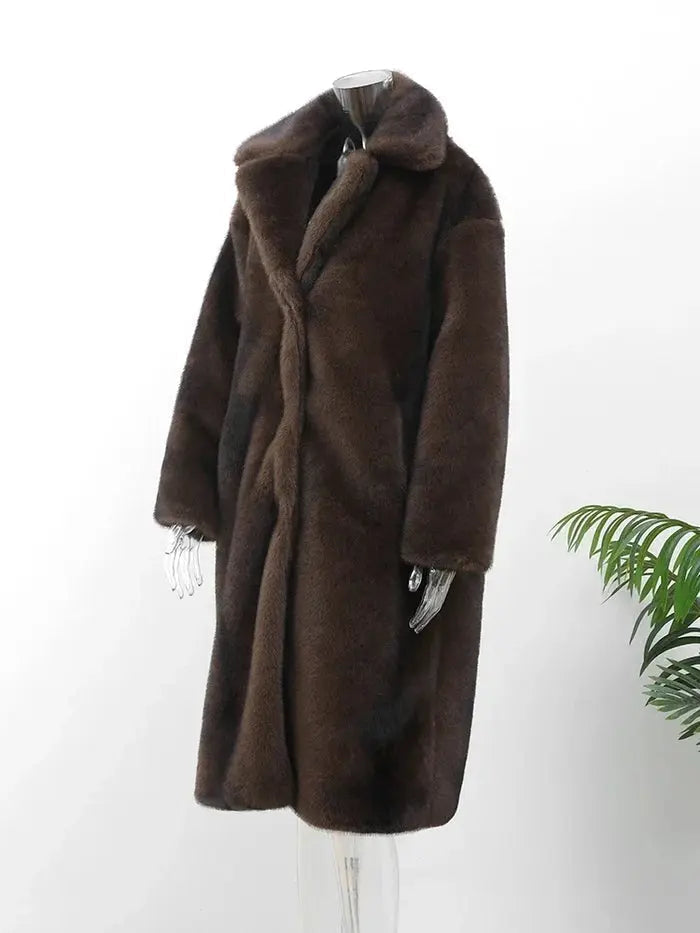 Clara | Elegante Kunstfell-Jacke für Damen Winter
