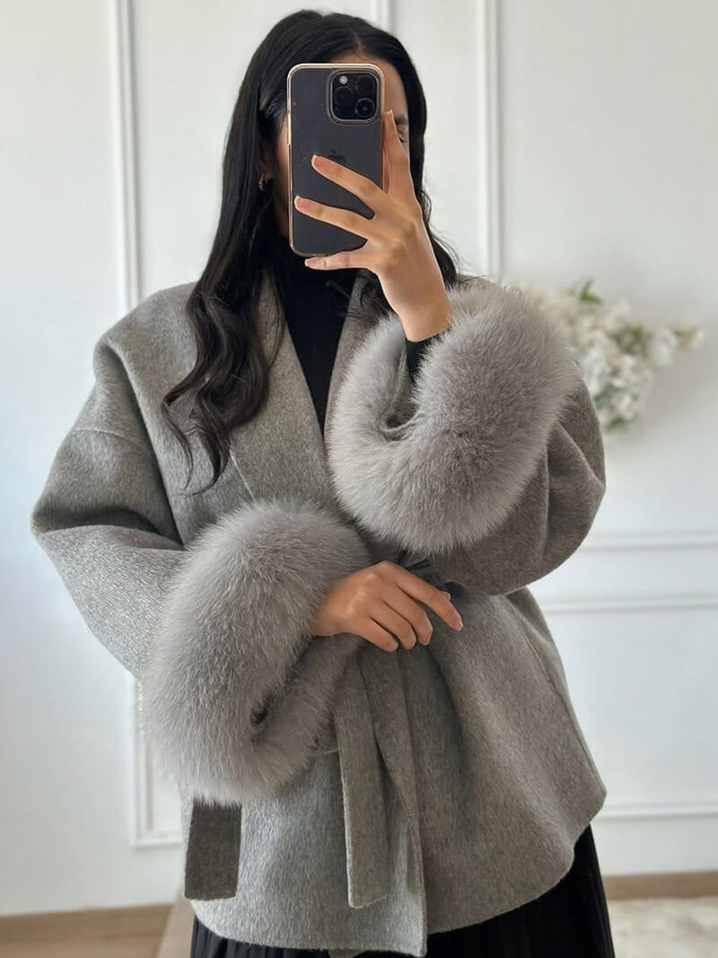 Clara | Eleganter Winter Mantel für Damen Kurz
