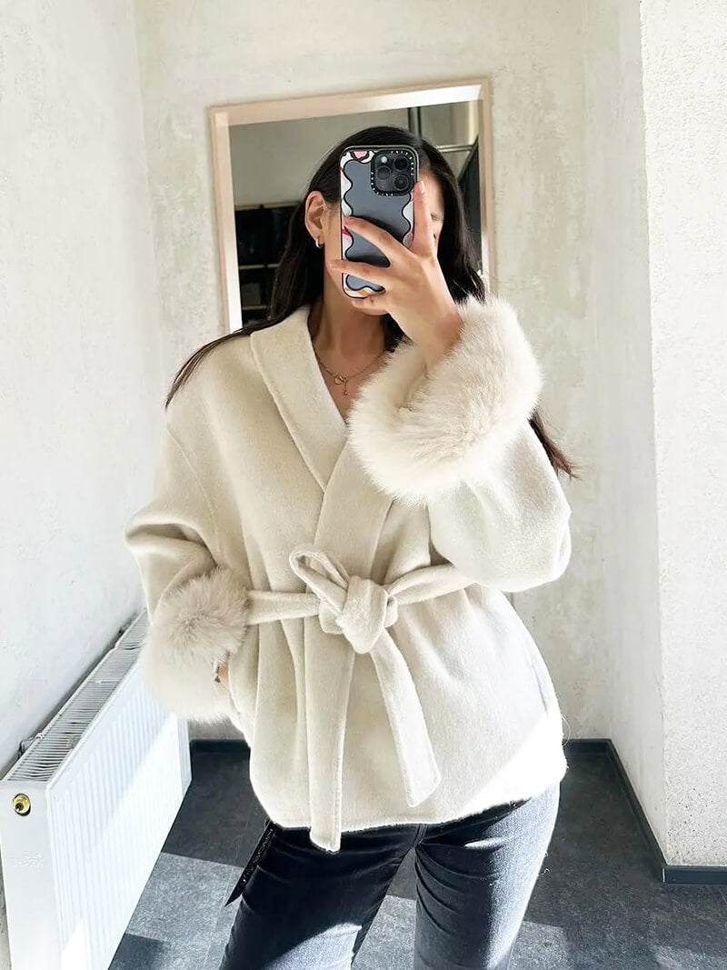 Clara | Eleganter Winter Mantel für Damen Kurz