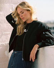 Heidi-Mode | Klassische Bomberjacke mit Taschen für Frauen