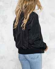 Heidi-Mode | Klassische Bomberjacke mit Taschen für Frauen