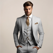 Clemens | Dreiteiliger Herrenanzug Slim Fit Frühling