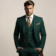 Clemens | Dreiteiliger Herrenanzug Slim Fit Frühling