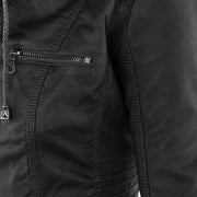 Lederjacke Für Damen | Mit Kapuze