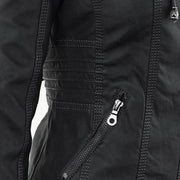 Lederjacke Für Damen | Mit Kapuze