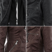 Lederjacke Für Damen | Mit Kapuze
