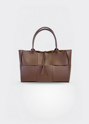 Handtasche Damen – Echt Leder Tasche – Geflochten Design