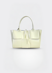 Handtasche Damen – Echt Leder Tasche – Geflochten Design
