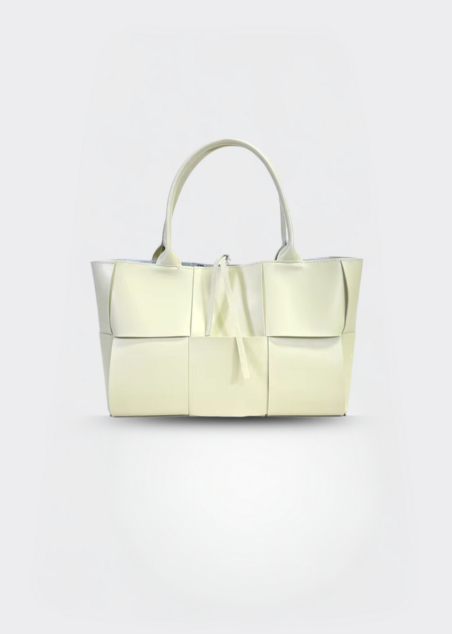 Handtasche Damen – Echt Leder Tasche – Geflochten Design