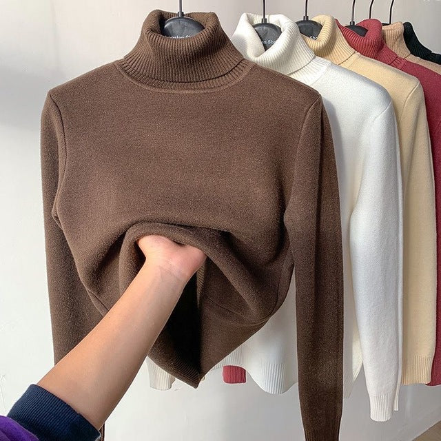 Sabine | Weiter Rollkragenpullover mit weichem Touch