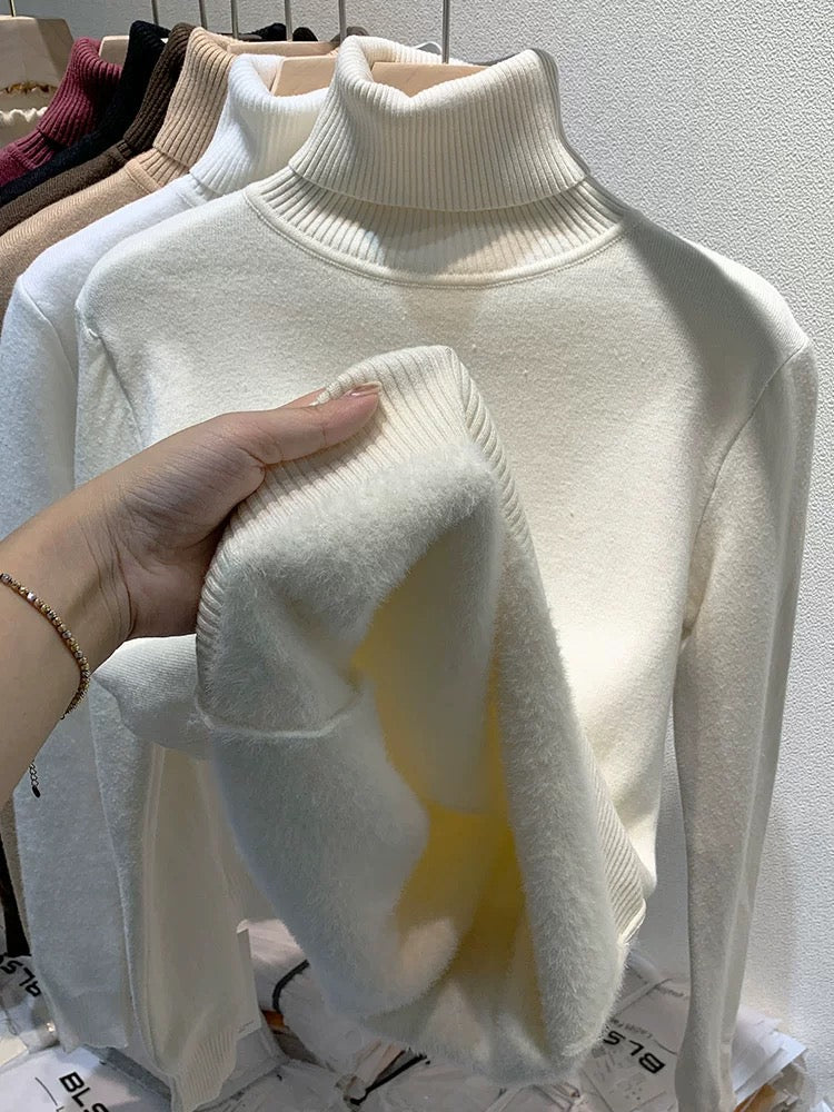 Sabine | Weiter Rollkragenpullover mit weichem Touch