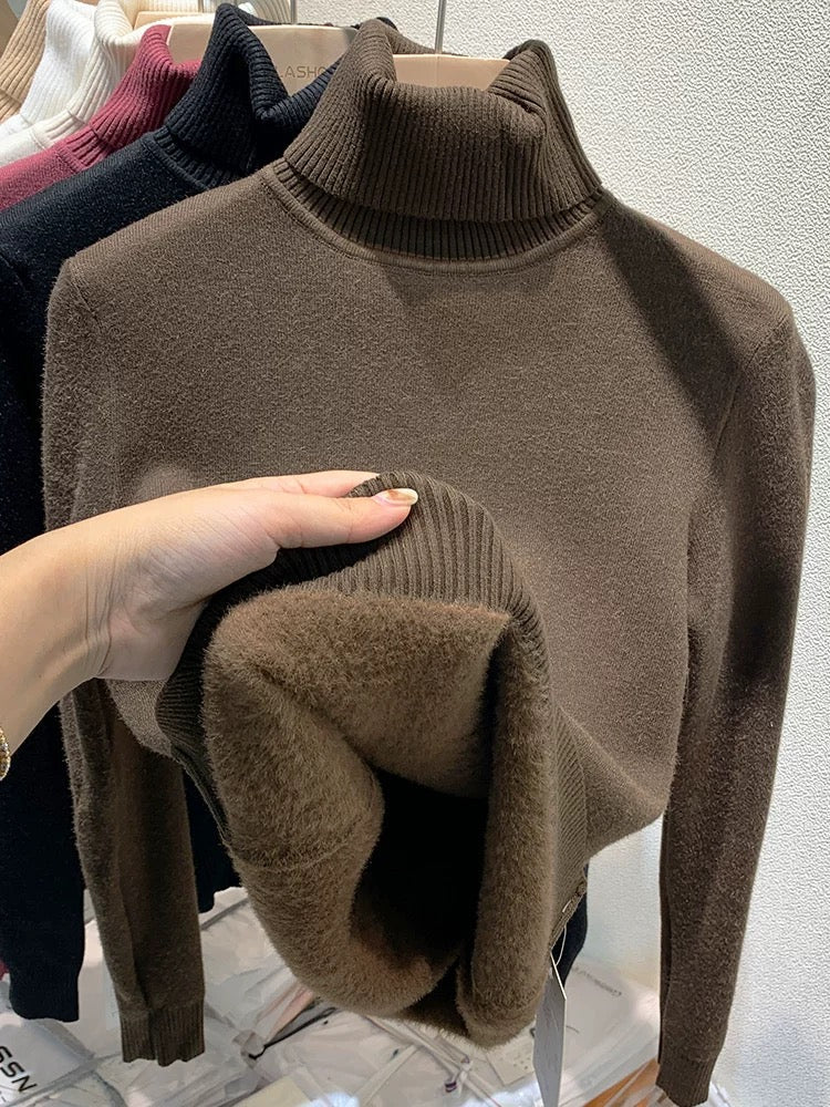 Sabine | Weiter Rollkragenpullover mit weichem Touch