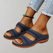 Heidi-Mode | Bequeme Orthopädische Slip-On-Sandalen für Damen