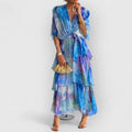 Blau Druck