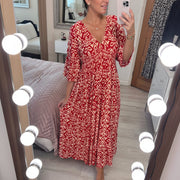 Lässiges V-Ausschnitt Sommerkleid – Leicht & Bequem