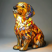 Leuchthund - handgefertigte Lampe, die Herzen erstrahlen lässt