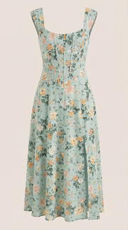 Vestito midi Dahlia | Elegante abito estivo per occasioni speciali