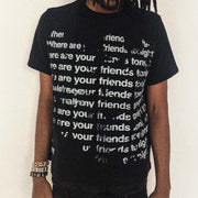 Kurzarm T Shirt Herren | Oversized Allover-Print im Streetwear-Stil