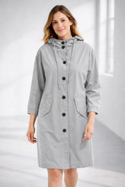 Felpa con cappuccio da donna | Giacca casual di media lunghezza