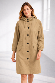 Felpa con cappuccio da donna | Giacca casual di media lunghezza