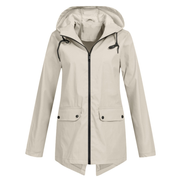 Damen Regenjacke Wasserdicht Atmungsaktiv Mit Kapuze