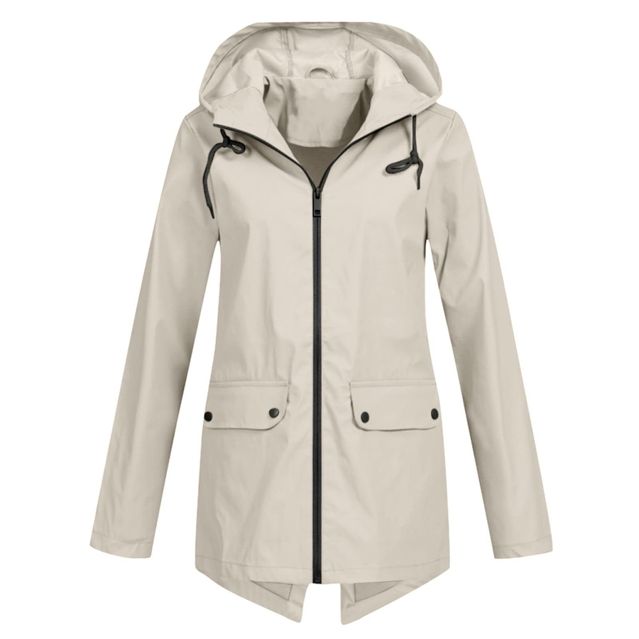 Damen Regenjacke Wasserdicht Atmungsaktiv Mit Kapuze
