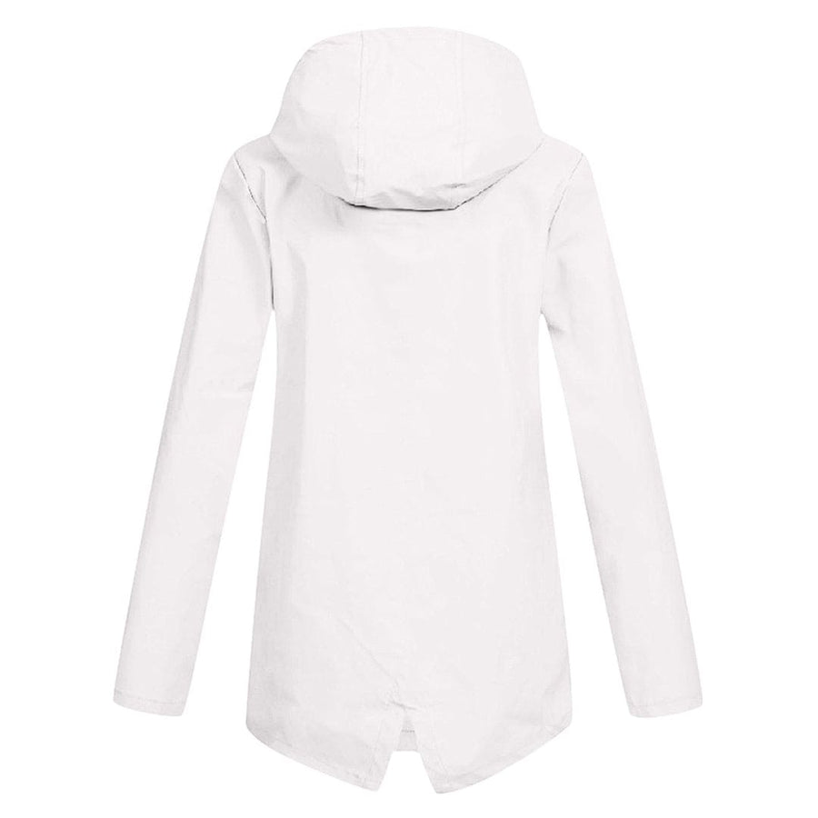 Damen Regenjacke Wasserdicht Atmungsaktiv Mit Kapuze