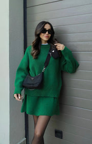 Damen Set aus Weichem Stoff im Trendigen Stil