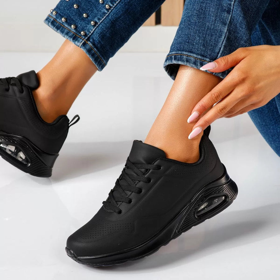 Damen Sneakers Leder Komfort Stilvoll