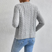 Damen Strickjacke Langarm Weiches Strickmaterial Modisch