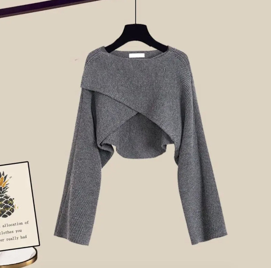Damen Strickset 3-teilig Weiches Material Bequem